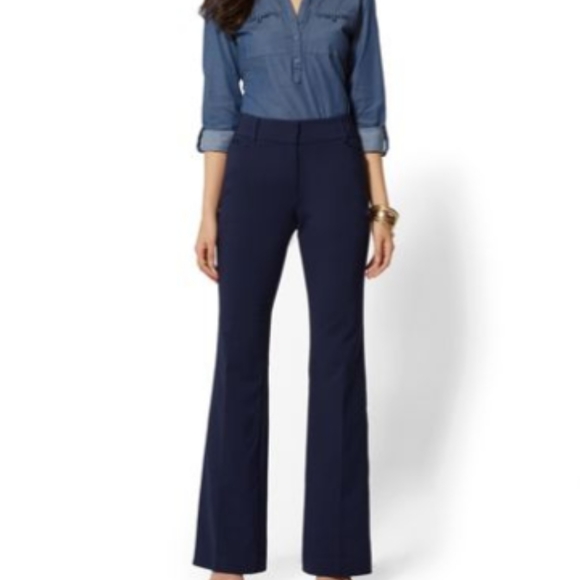 Women's navy slacks - Picture 1 of 4